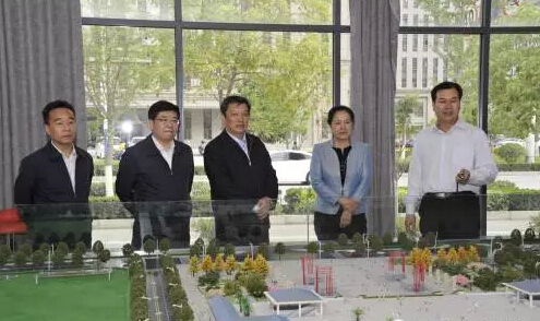 市長(zhǎng)陳青，副市長(zhǎng)王月成陪同省電力投資集團(tuán)公司總經(jīng)理李輝一行深入階州廣場(chǎng)視察