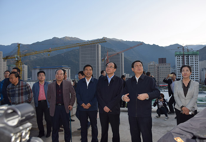 全國、省市政協(xié)委員體驗蘭渝鐵路、視察階州廣場