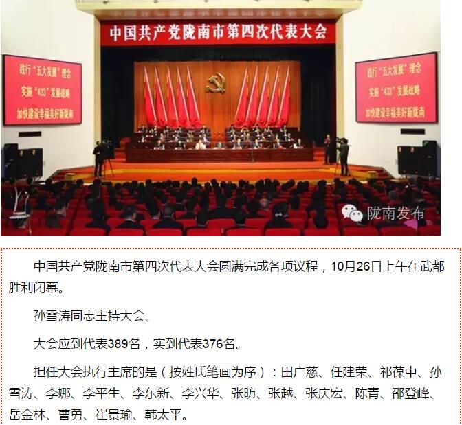 市第四次黨代會(huì)勝利閉幕！選出新一屆領(lǐng)導(dǎo)班子