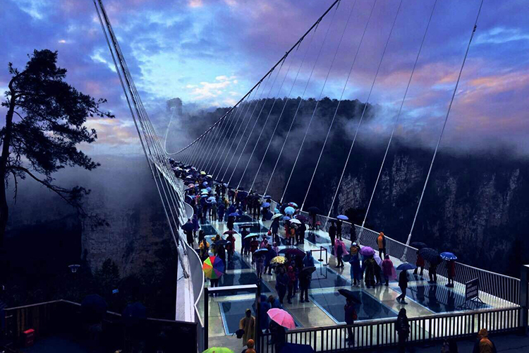 長沙出發(fā)到張家界玻璃橋、天門山、玻璃棧道、鳳凰古城3日游